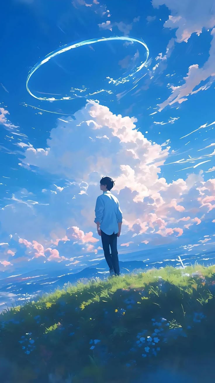 Avatar chill bầu trời 